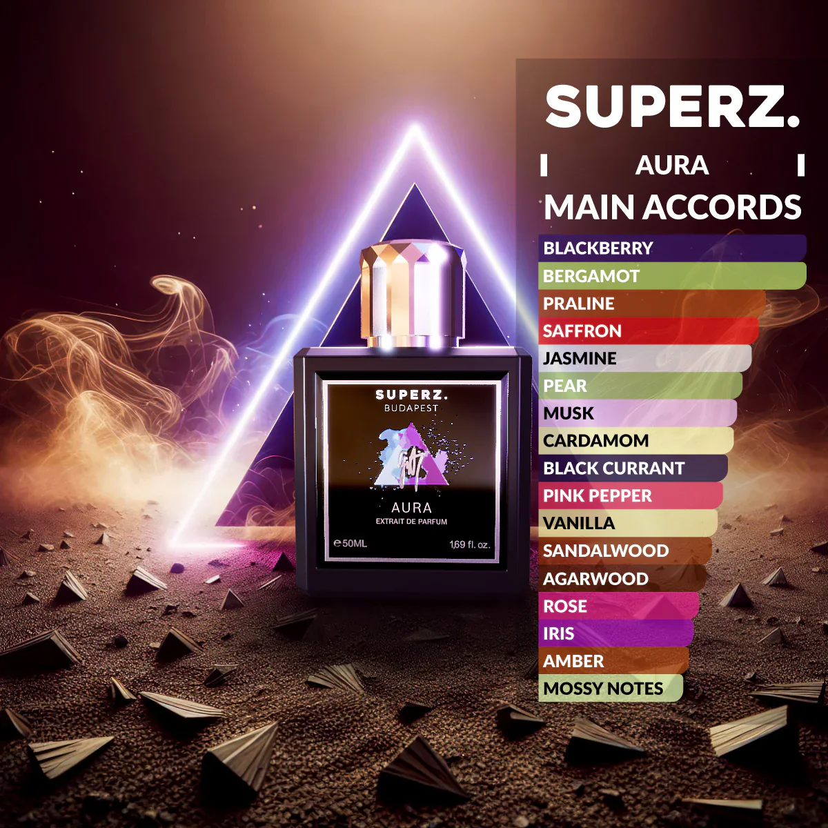 Aura - 50 ml Extrait De Parfum - Unisex - Image 2