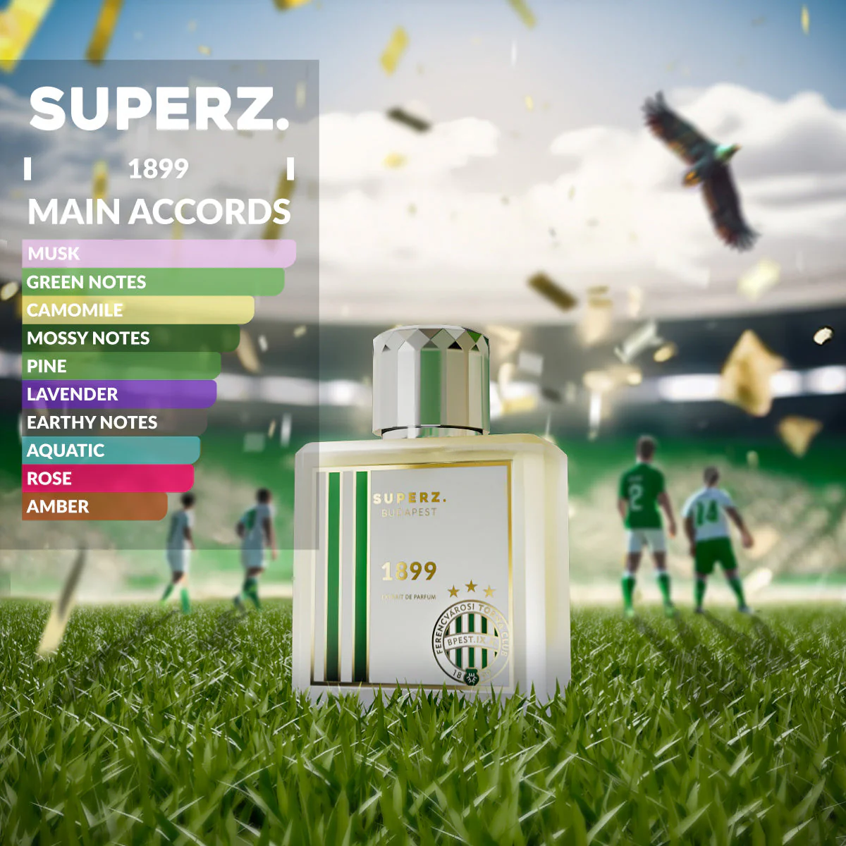 SUPERZ. X Fradi - 1899 -  50 ml Extrait de Parfum - Unisex - Image 2